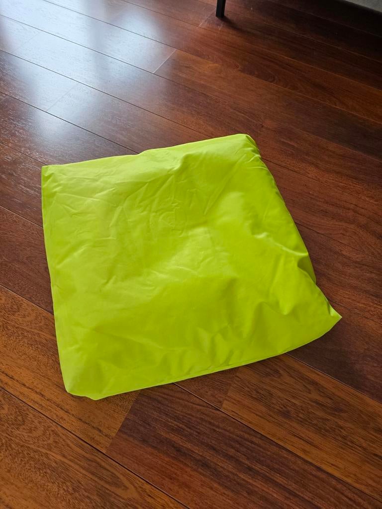 Comfortabele Zitzak/kussen - Limegroen, Ophalen, Gebruikt, Groen, Zitzak