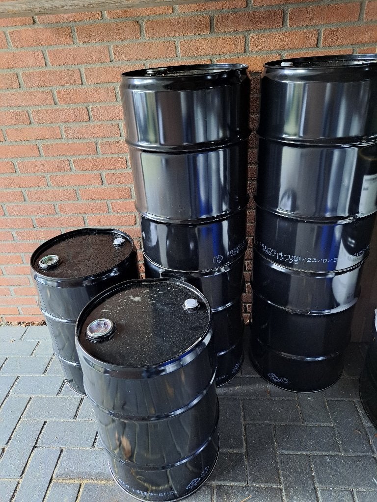 Vuurton , Olievat, oliedrum, Brandton, Tuin en Terras, Ophalen, Gebruikt, Vuurton