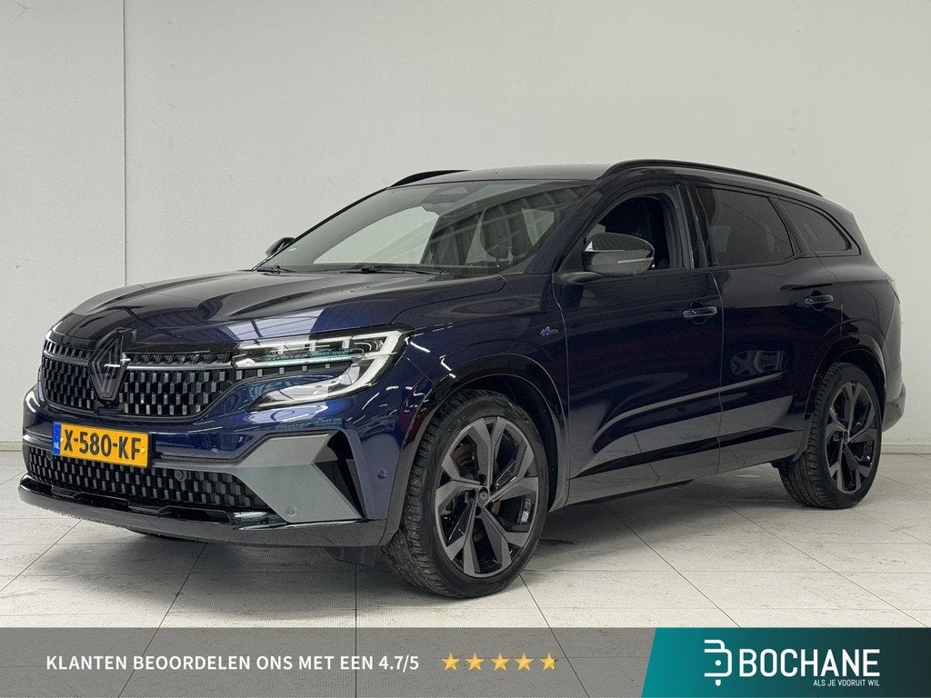 Renault Espace E-Tech full hybrid 200 Esprit Alpine 7p. | Tr, Auto's, Renault, Gebruikt, Blauw, 7 stoelen, Origineel Nederlands