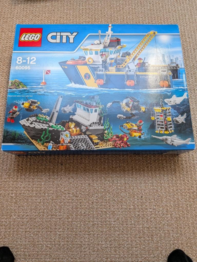 LEGO City Onderzoeksschip 60095 - Diepzee Expeditie, Ophalen, City, Lego, Zo goed als nieuw