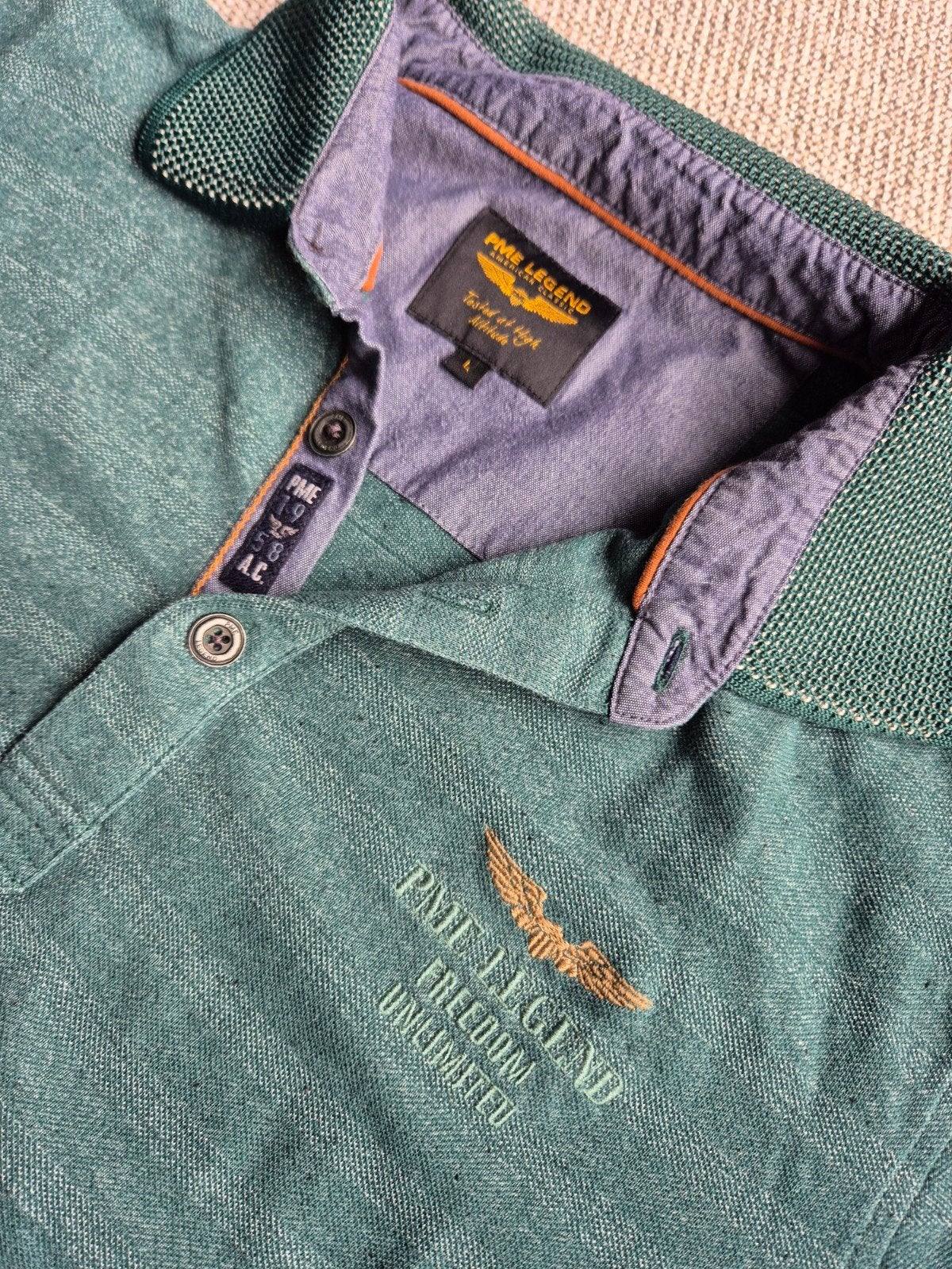 Pme Legend Pall Mall polo shirt maat L, Kleding | Heren, Polo's, Maat 52/54 (L), ., Ophalen of Verzenden, Zo goed als nieuw