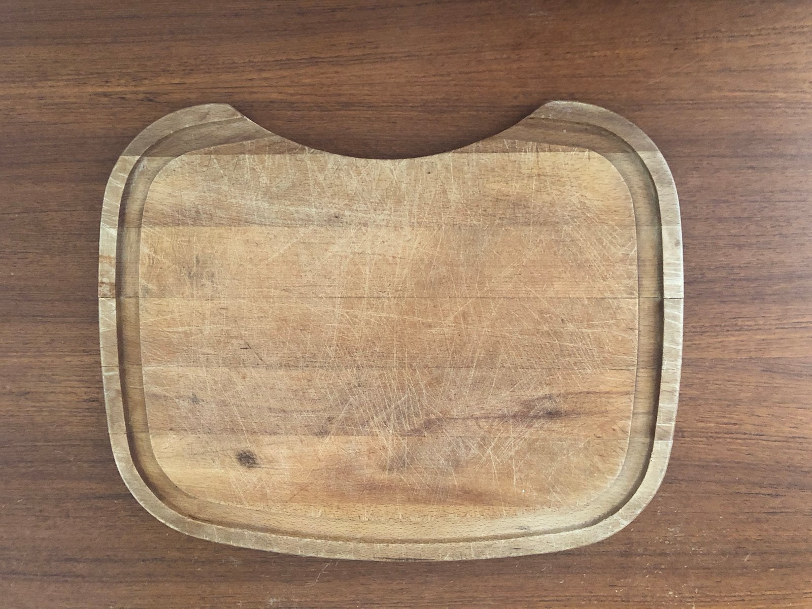 Grote houten snijplank 43x33 cm, Ophalen, Zo goed als nieuw, Hout