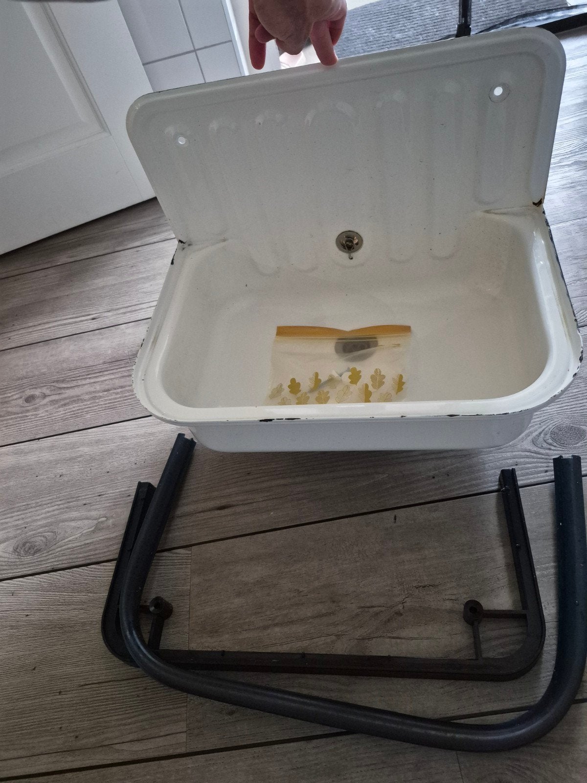 Wasbak, gebruikt maar compleet, Ophalen of Verzenden, Gebruikt, Wastafel