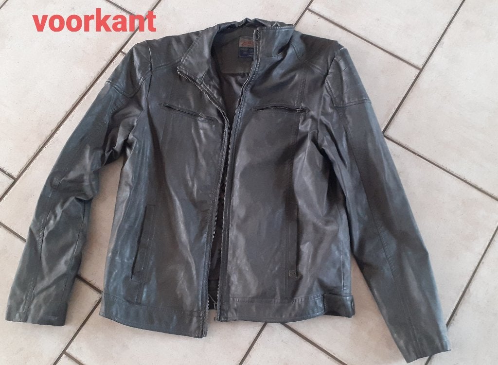 Leren heren jas maat XL, Petrol Industries, Maat 56/58 (XL), Ophalen of Verzenden, Zo goed als nieuw