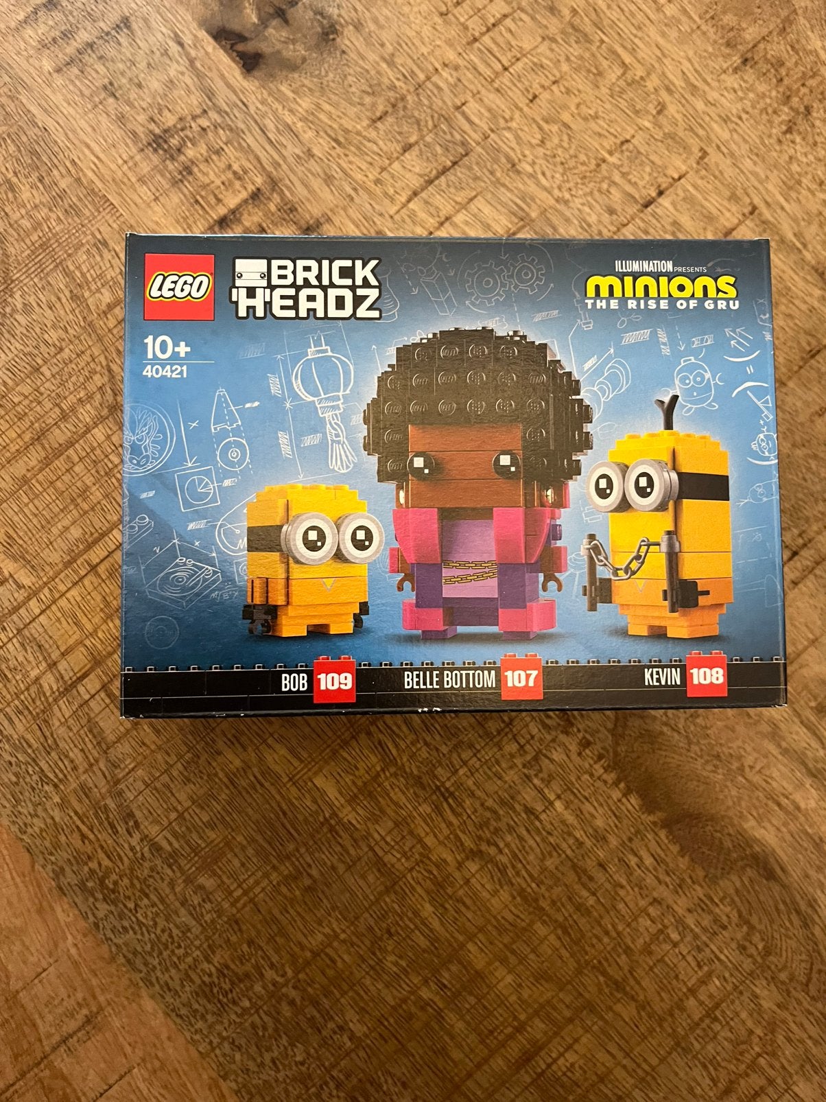Lego 40421 Brickheadz Minions Belle Bottom 107 Kevin 108 Bob, BrickHeadz, Lego, Nieuw, Ophalen of Verzenden
