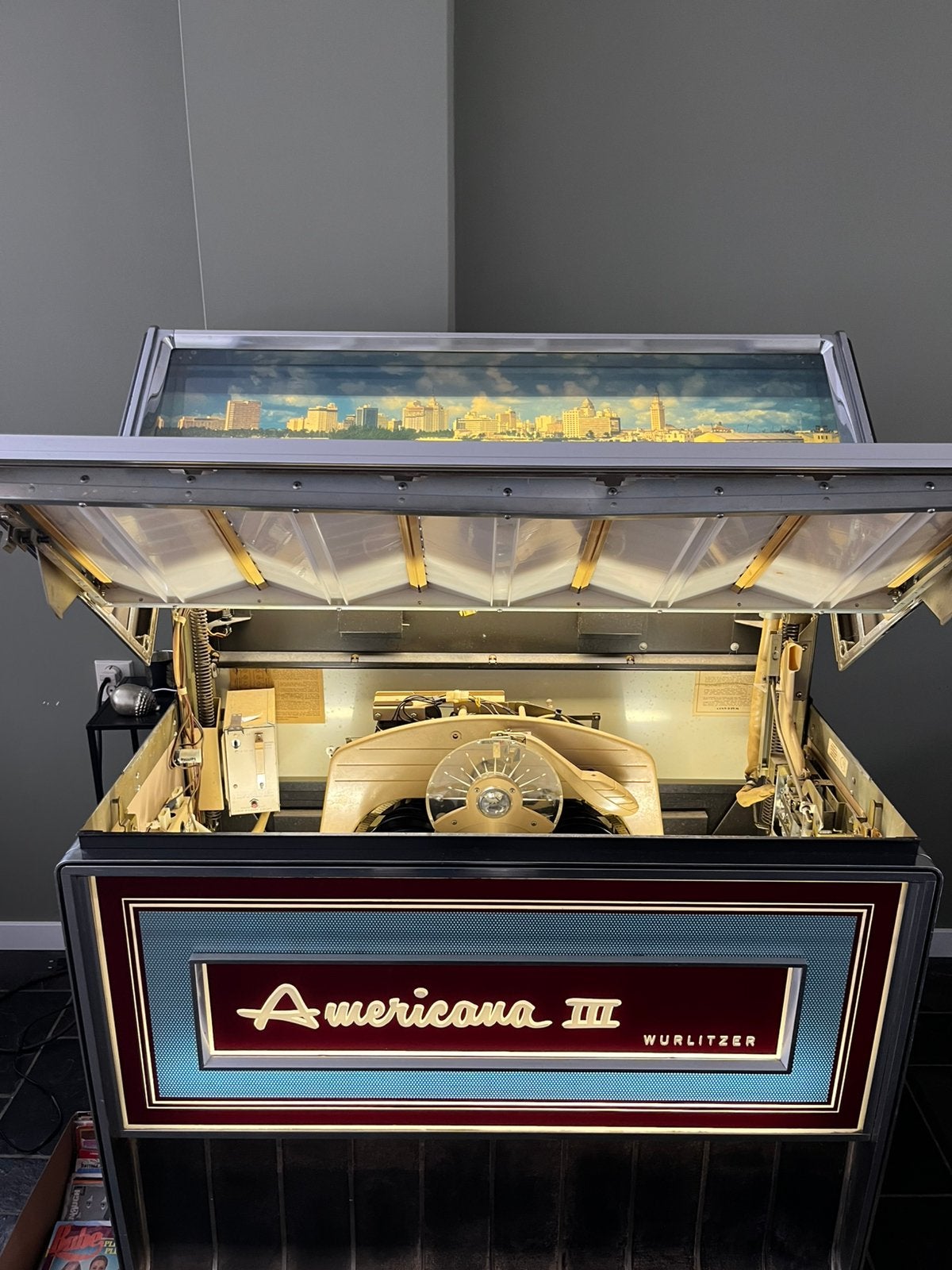 Jukebox Wurlitzer Americana III - Model 3310, Verzamelen, Ophalen, Gebruikt, 1960 tot 1970, Wurlitzer