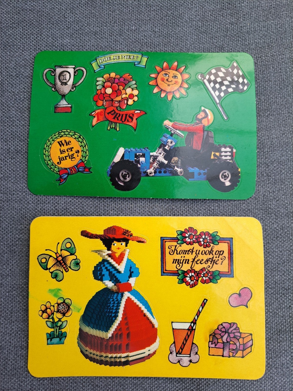 vintage lego stickers kaarten, Verzamelen, Ophalen of Verzenden, Nieuw