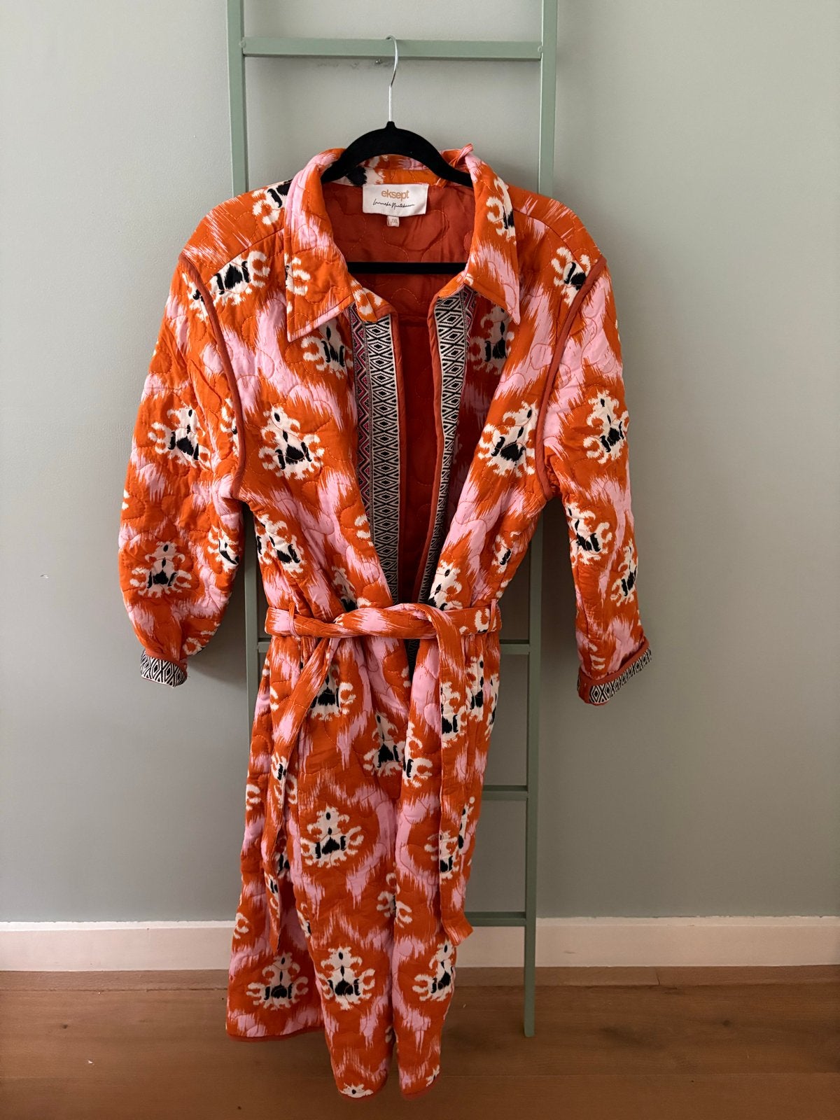 Eksept Lonneke Nooteboom gewatteerde jas, maat L/XL, Verzenden, Zo goed als nieuw, Maat 42/44 (L), Oranje