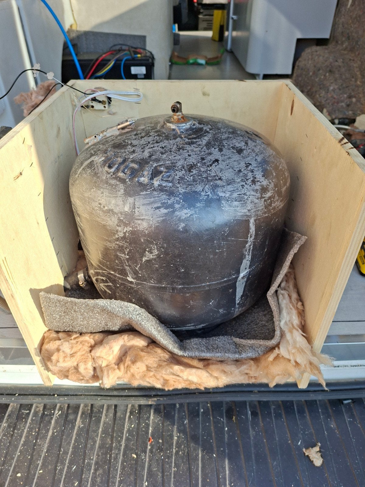 Diesel Boiler met Watervoorziening en Tank, Ophalen of Verzenden, Gebruikt