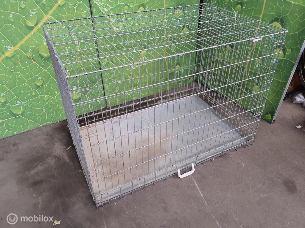 Dierenkooi / bench, afm. ca. 120x75x88 cm, Dieren en Toebehoren, Hondenhokken, Gebruikt
