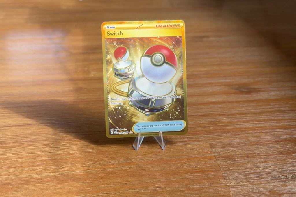Switch - 151 Pokémon kaart 206, Ophalen, Zo goed als nieuw, Losse kaart