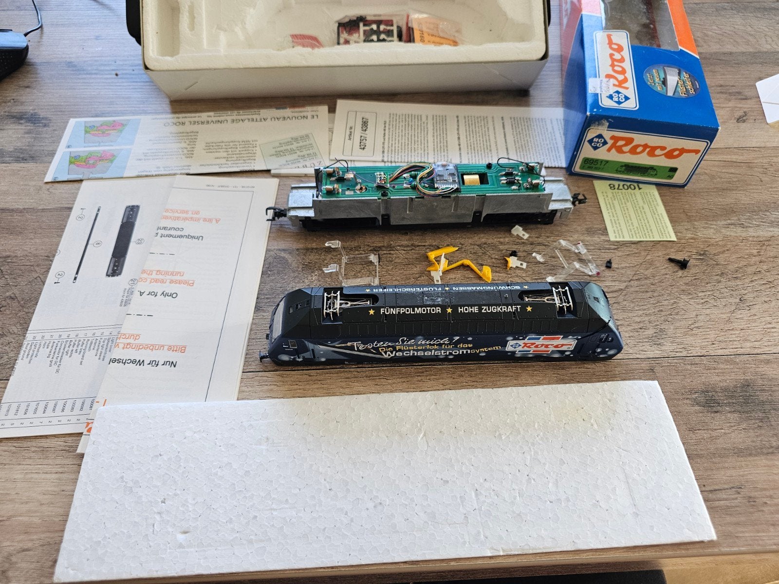 Roco 69517 H0 modeltrein voor Märklin (kap defect), Hobby en Vrije tijd, Wisselstroom, Gebruikt, Locomotief, Ophalen of Verzenden