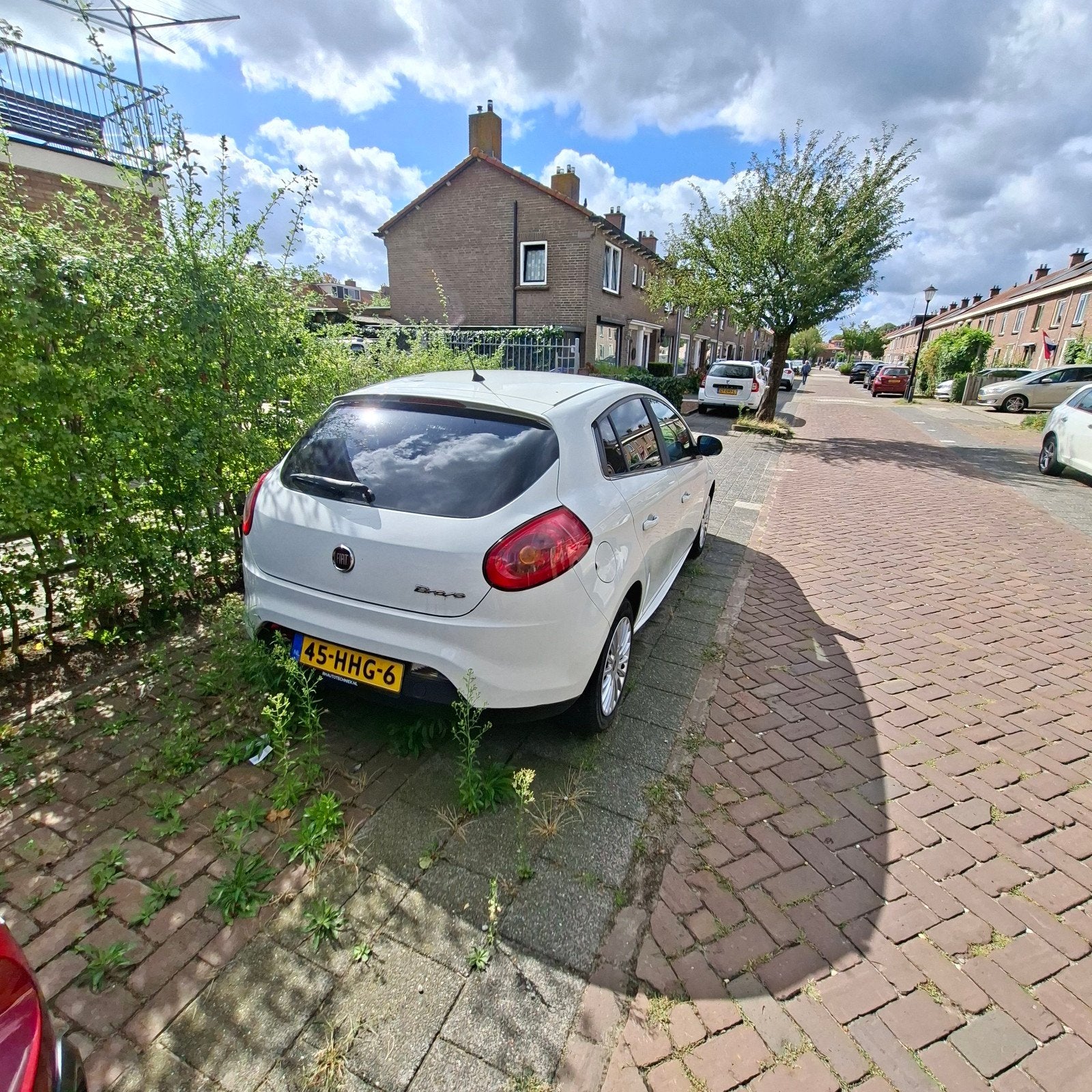 Fiat Bravo 1.4 16V 88KW 5DR 2008 Wit, Auto's, Voorwielaandrijving, 15 km/l, 4 cilinders, Wit