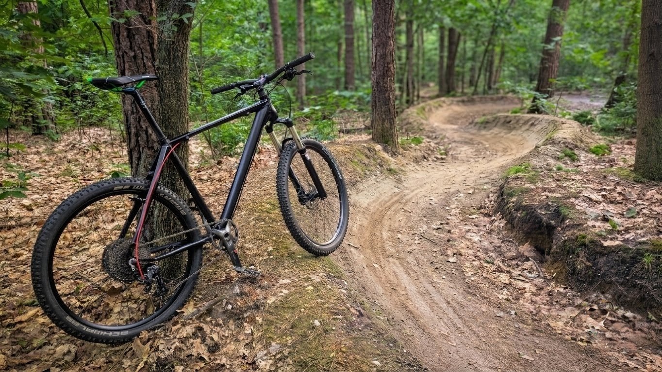 Thompson Raptor Blackout 26" MTB RS Reba maat XL 21 inch, Ophalen, Gebruikt, Overige merken