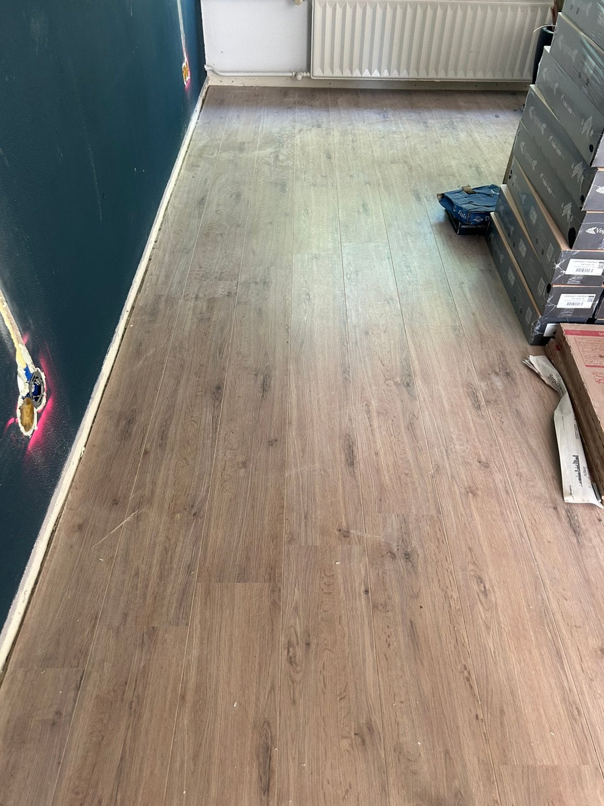 Laminaat vloer, gratis op te halen, Ophalen, 50 tot 150 cm, Zo goed als nieuw, 10 m² of meer