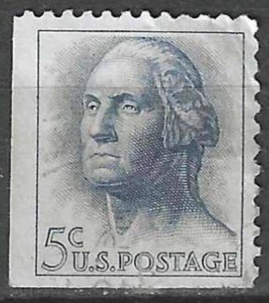 USA 1962/1963 - Yvert 741LO - George Washington (ST), Verzenden, Gestempeld, Noord-Amerika