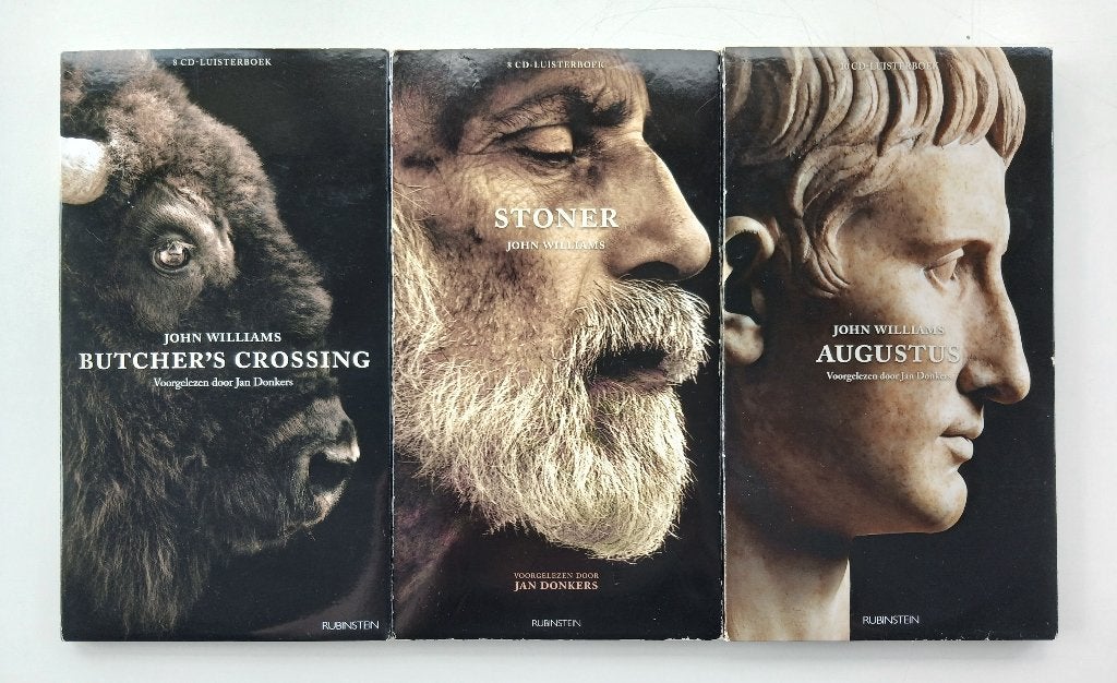 Luisterboek: 3x John Williams | Augustus, Stoner, Crossing, Ophalen of Verzenden, John Williams, Cd, Volwassene