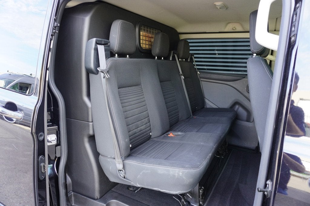 Ford Transit Custom 130pk Automaat L2H1 Limited Raptor gril, 15 km/l, Euro 6, 1650 kg, Zwart