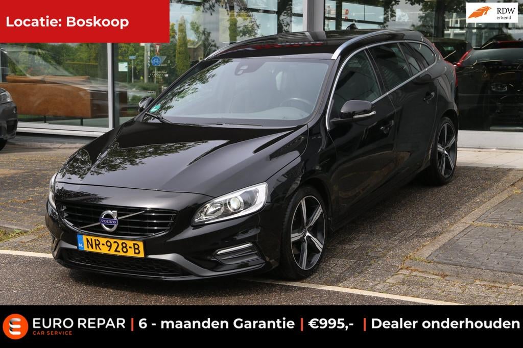 Volvo V60 1.5 T3 Nordic+ DEALER OND NL-AUTO NAP!, Euro 6, 4 cilinders, Automatische klimaatregeling, Zwart