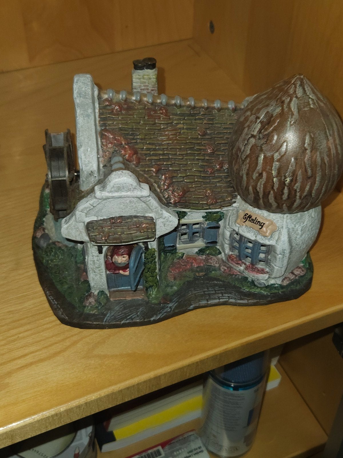 Efteling miniatuur Kabouterhuis (grote variant), Verzamelen, Efteling, Verzenden, Zo goed als nieuw, Beeldje of Poppetje