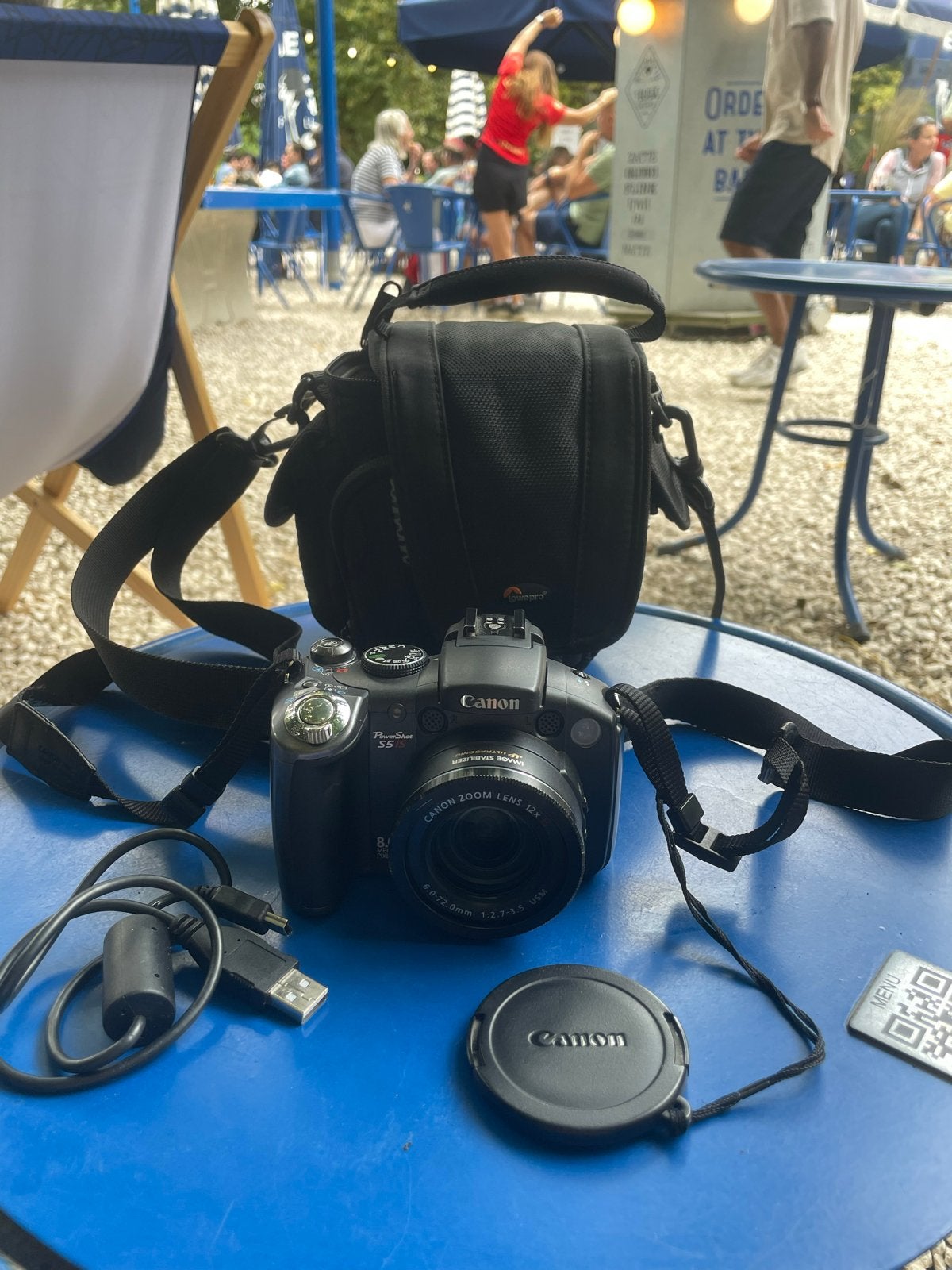 Canon PowerShot S5 IS Bridgecamera met tas en accessoires, Gebruikt, Canon, Beeldstabilisatie, Ophalen of Verzenden