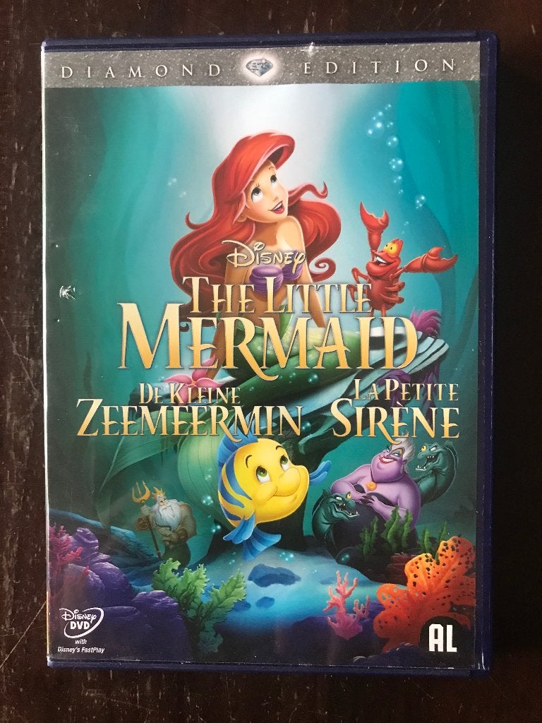 Walt Disney De Kleine Zeemeermin DVD, Cd's en Dvd's, Europees, Tekenfilm, Alle leeftijden, Ophalen of Verzenden