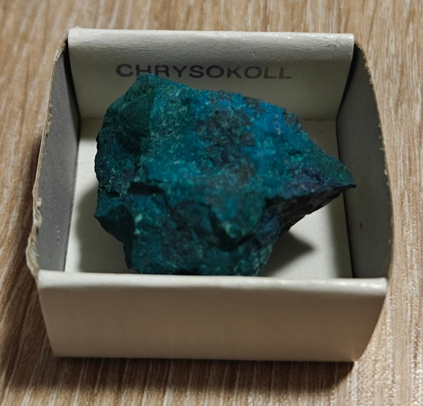 Peruaanse Chrysokolla, Sieraden, Tassen en Uiterlijk, Edelstenen, Ophalen of Verzenden, Zo goed als nieuw