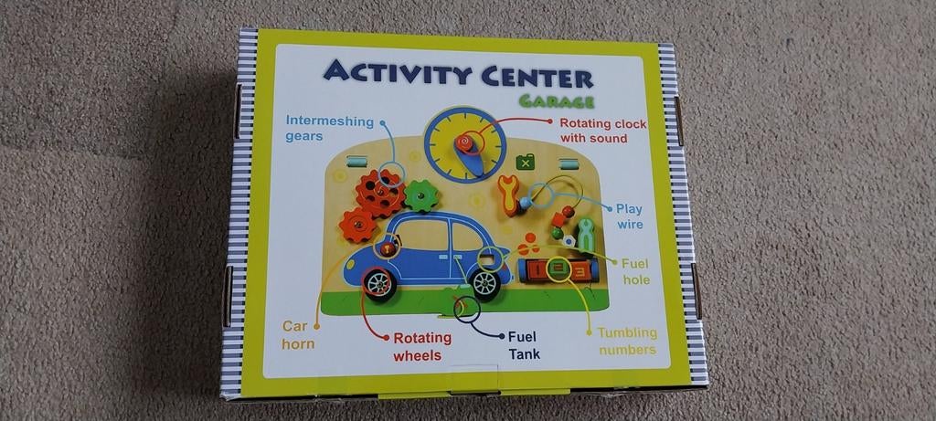 Activiteitenbord baby box auto speelbord, Ophalen of Verzenden, Overige typen