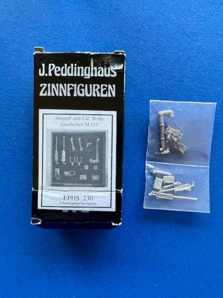 Peddinghaus	EPHS230	IDF M113 EXHAUST & .30 MG SET	1/35	metal, Hobby en Vrije tijd, Verzenden, 1:32 tot 1:50, Nieuw, Italeri