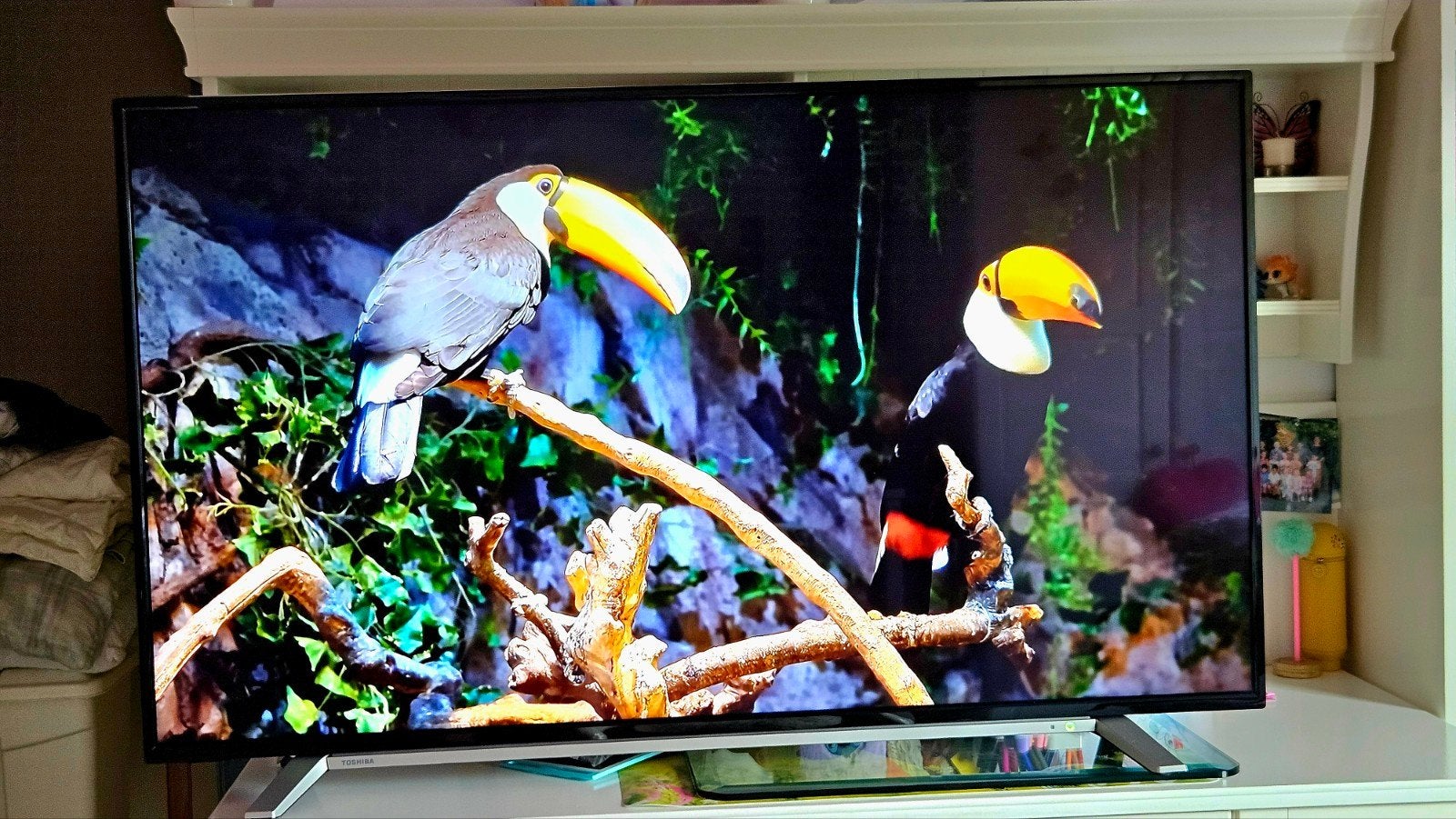 Toshiba smart tv 55inch (2021), Audio, Tv en Foto, Televisies, Zo goed als nieuw, 100 cm of meer, Toshiba, 50 Hz, Ophalen of Verzenden