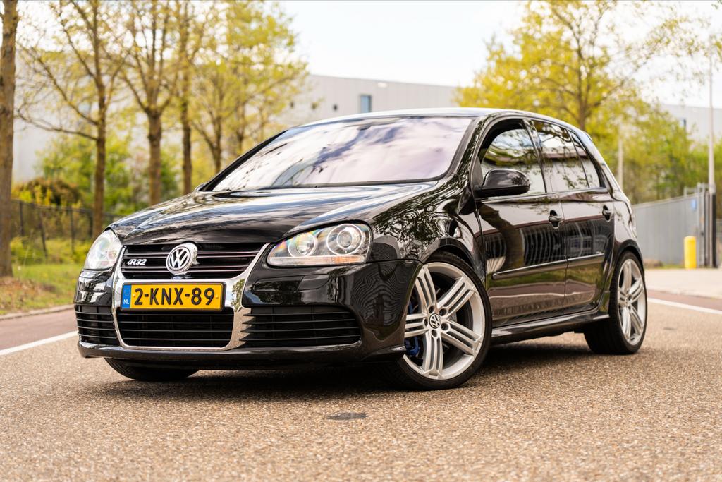 Volkswagen Golf 3.2 R32, Auto's, 3189 cc, Zwart, Geïmporteerd, 84 €/maand