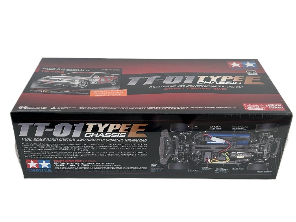 Tamiya 47414 1/10 RC Audi A4 Touring TT-01E, Elektro, Nieuw, Ophalen of Verzenden, Schaal 1:10