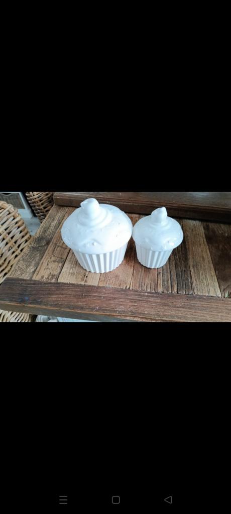 Twee leuke cupcake potjes Riviera Maison, Ophalen of Verzenden