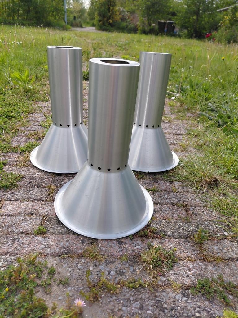 3 armaturen voor Raak Globe lamp (ook los te koop), Ophalen of Verzenden, Gebruikt, Vintage, Mid-century Modern, Jaren '60