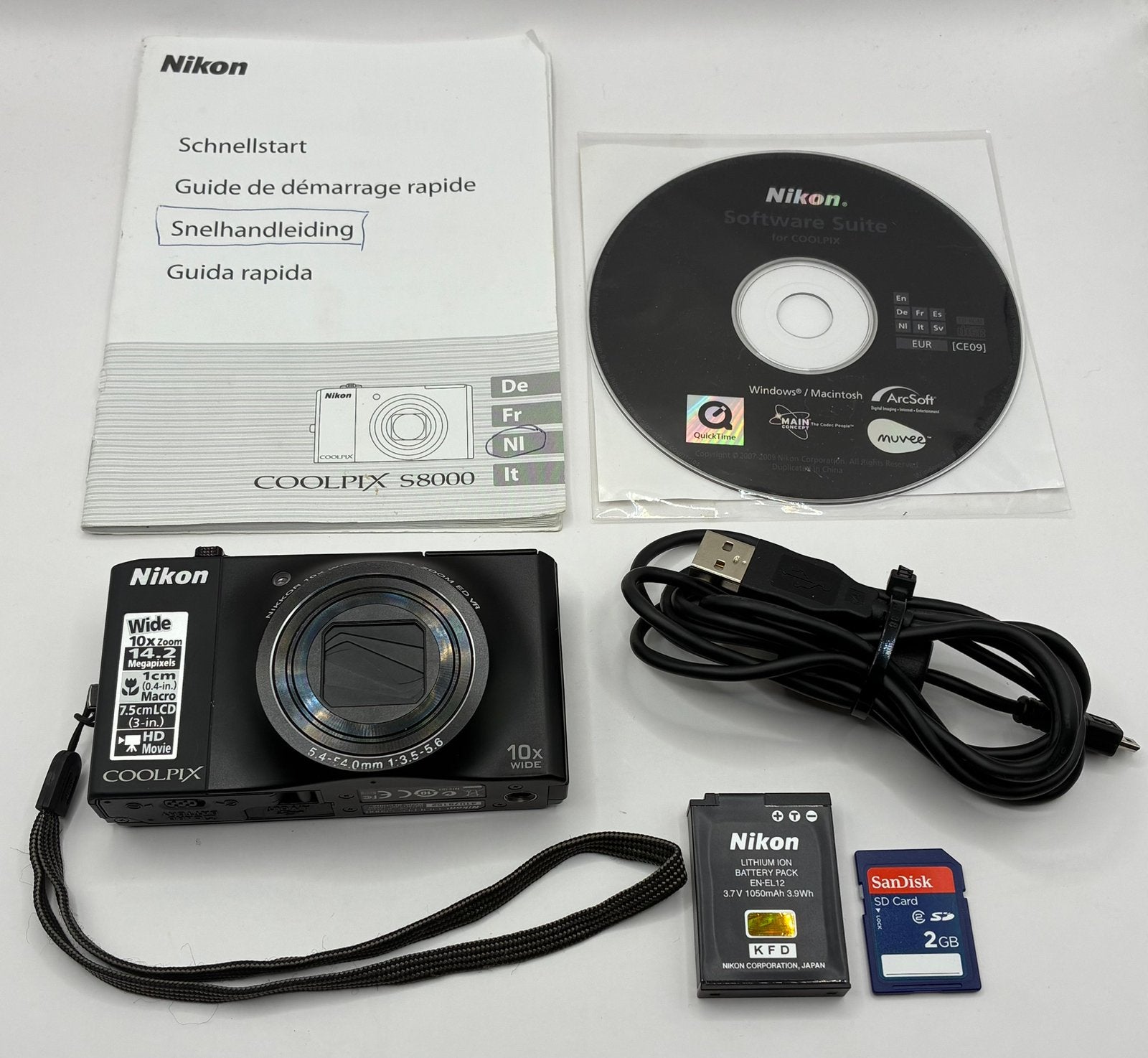 Nikon coolpix S8000 - compact camera, Ophalen of Verzenden, Zo goed als nieuw, Nikon, 8 keer of meer