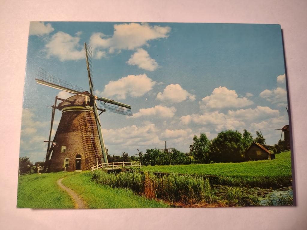 Kinderdijk, Verzamelen, Ansichtkaarten | Nederland, Ophalen of Verzenden, 1940 tot 1960, Gelderland