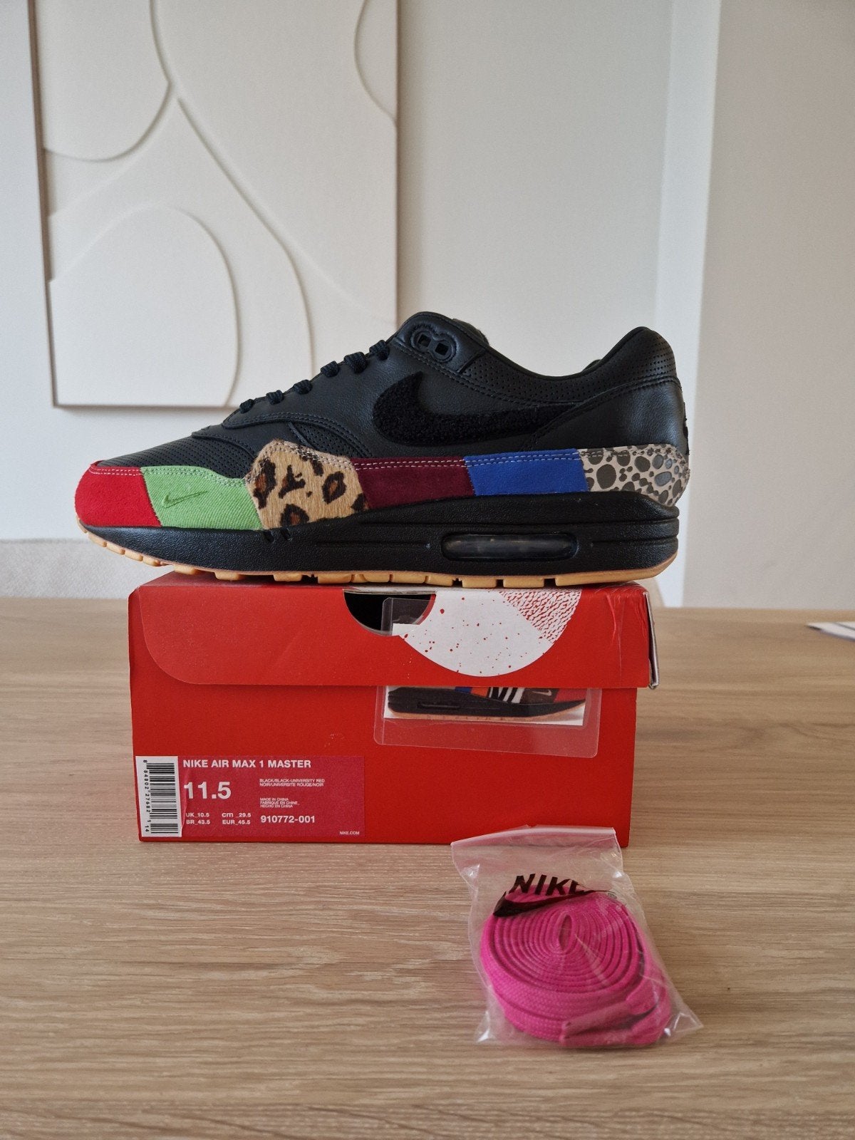 Nike Air Max 1 Master | 45,5, Kleding | Heren, Schoenen, Nieuw, Sneakers of Gympen, Overige kleuren, Ophalen of Verzenden