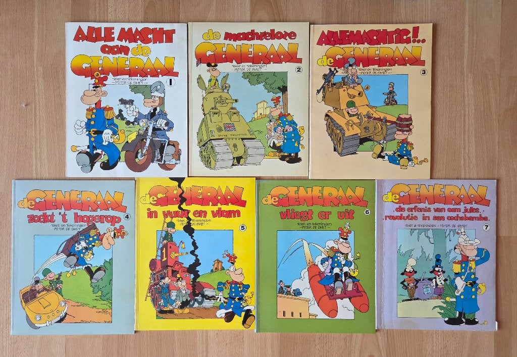 De Generaal (softcovers) - Peter de Smet, Boeken, Gelezen, Ophalen of Verzenden, Peter de Smet, Meerdere stripboeken