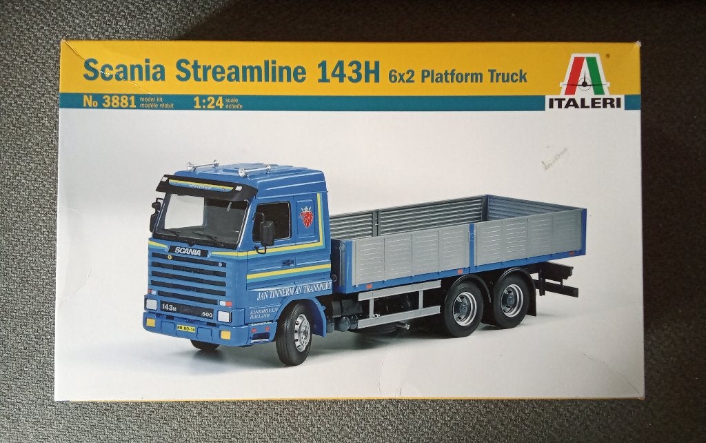 Italeri Scania, Hobby en Vrije tijd, Italeri, Groter dan 1:32, Ophalen of Verzenden, Zo goed als nieuw