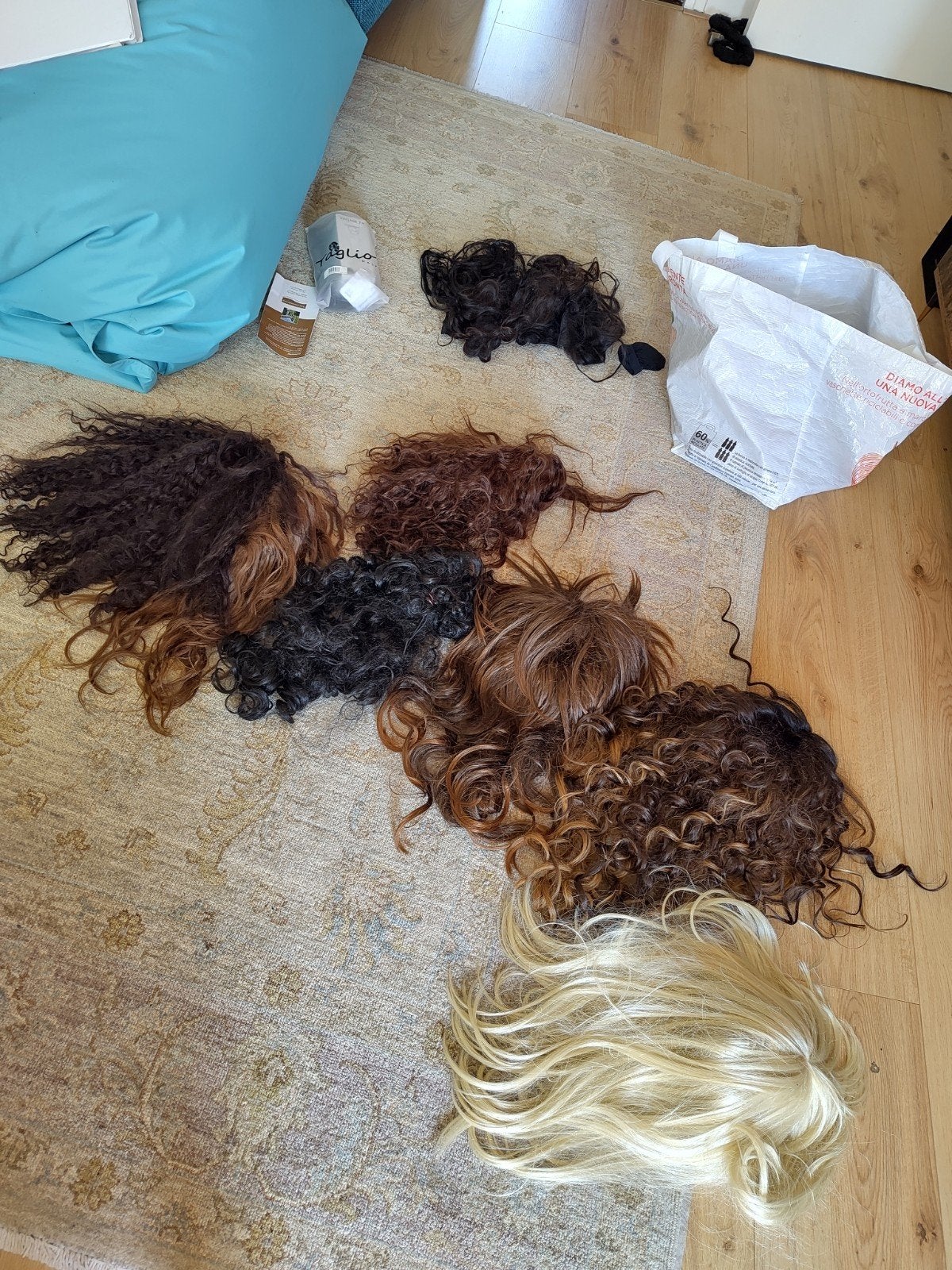 Haar extensions en pruiken (echt en synthetisch), Ophalen of Verzenden