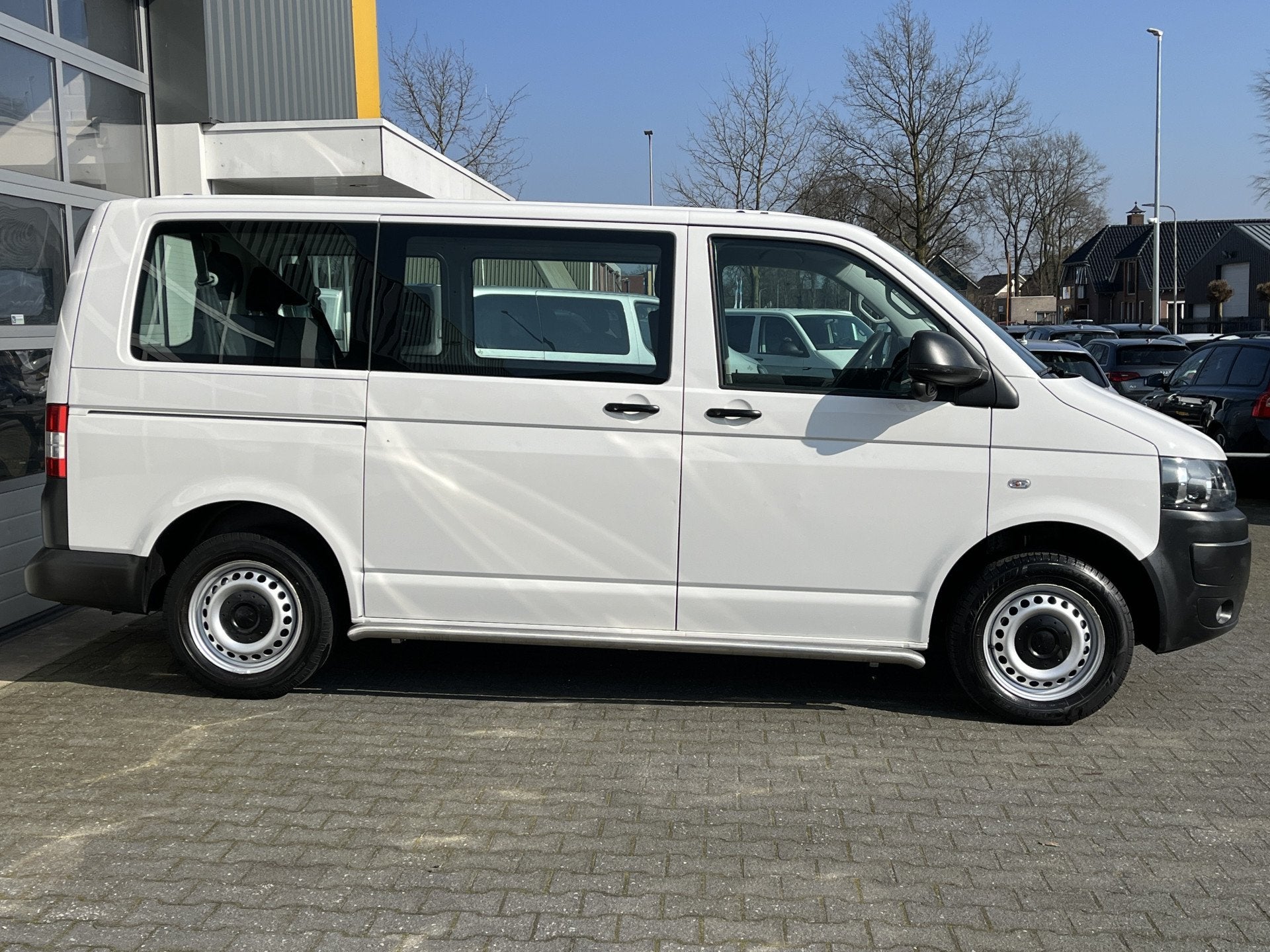 Volkswagen Transporter Kombi 2.0 TDI DSG Automaat L1H1 BTW e, Euro 5, Stof, Gebruikt, Zwart