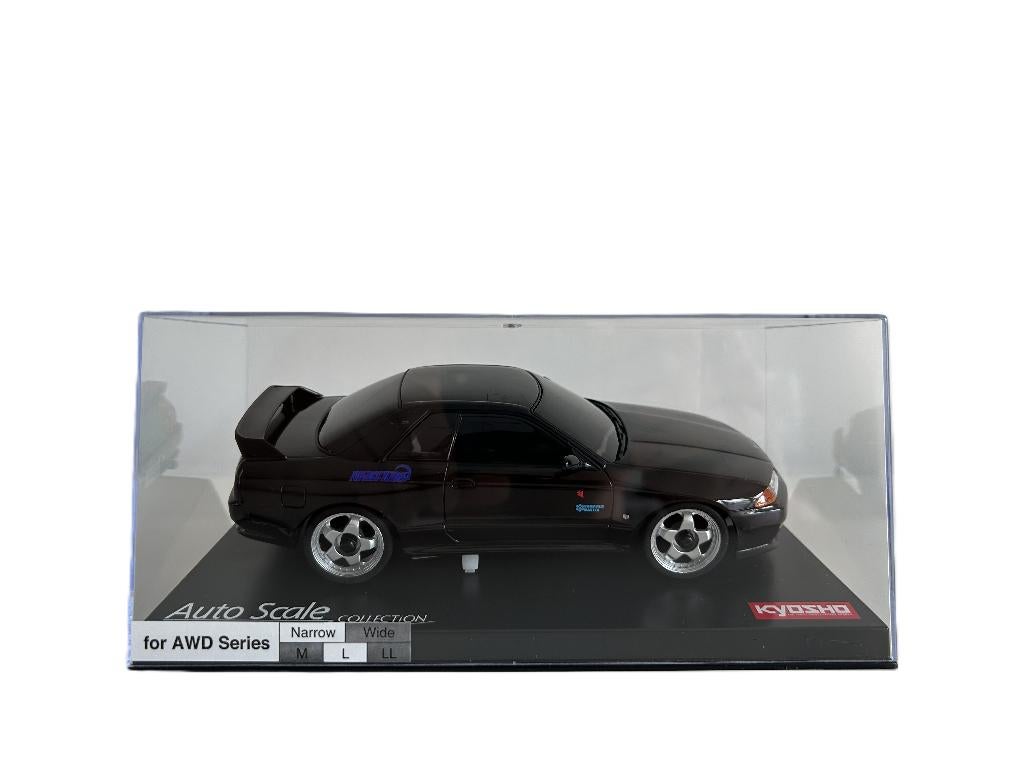 Kyosho Autoscale Mini-Z Nissan Skyline R32 Initial-D Black, Ophalen of Verzenden, Nieuw, Overige schalen, Auto onroad