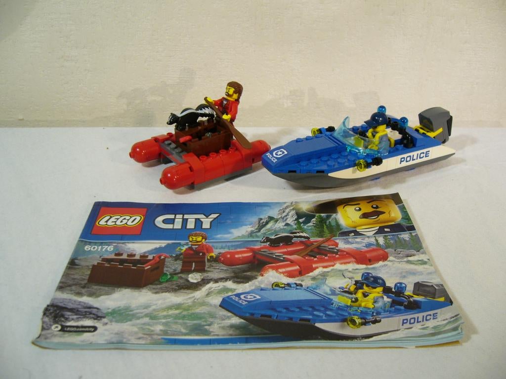 Lego City 60176 Wild River Escape, Lego, Ophalen of Verzenden, Compleet, Complete set
