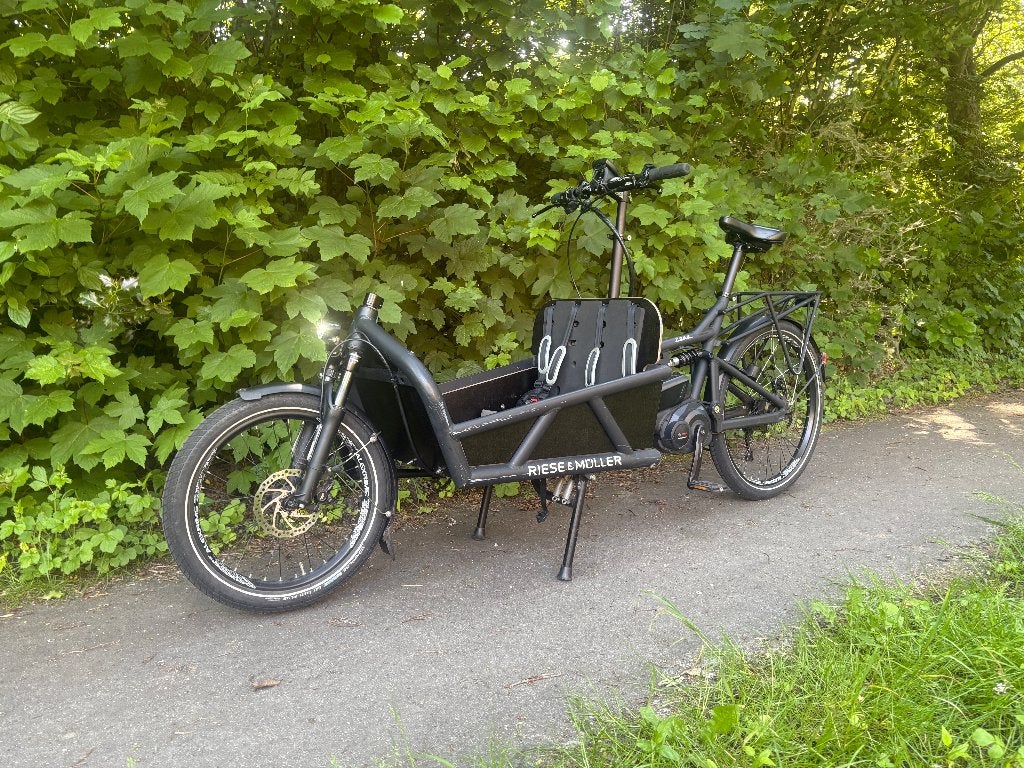 Riese Muller Load 60, Fietsen en Brommers, Fietsen | Bakfietsen, Gebruikt, Overige merken, 2 kinderen, Elektrisch, Schijfrem, Ophalen