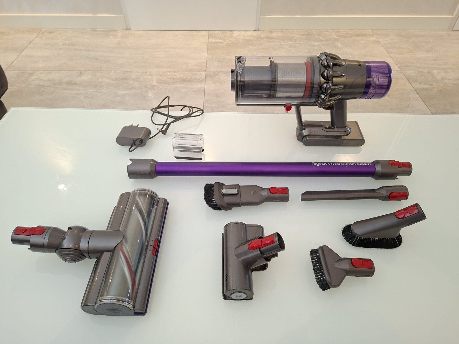 Dyson V11 Torque Drive Steelstofzuiger Met Accessoires, Ophalen of Verzenden, Zo goed als nieuw, Dyson, Draadloos