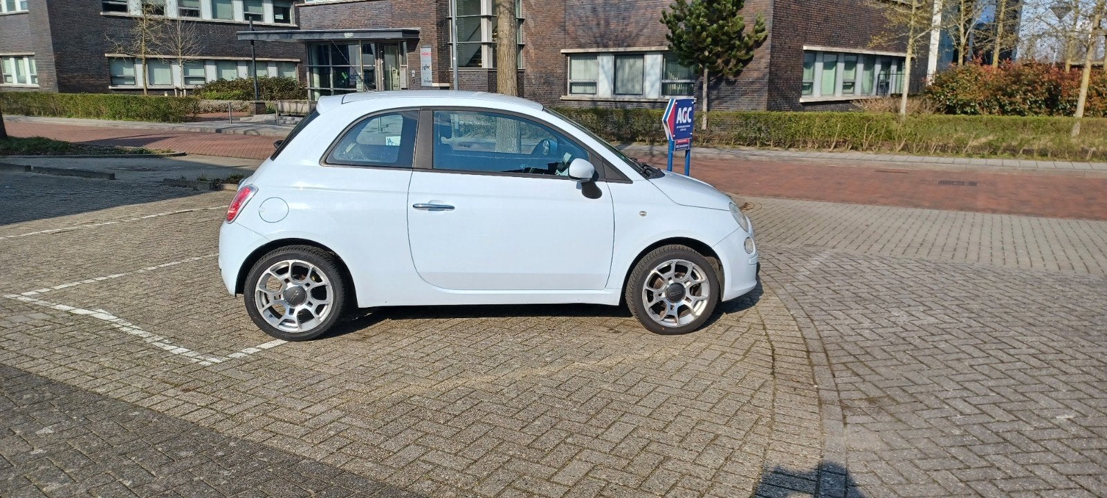 Fiat 500 1.2 C 2009 Blauw, Voorwielaandrijving, 1242 cc, 4 cilinders, 840 kg