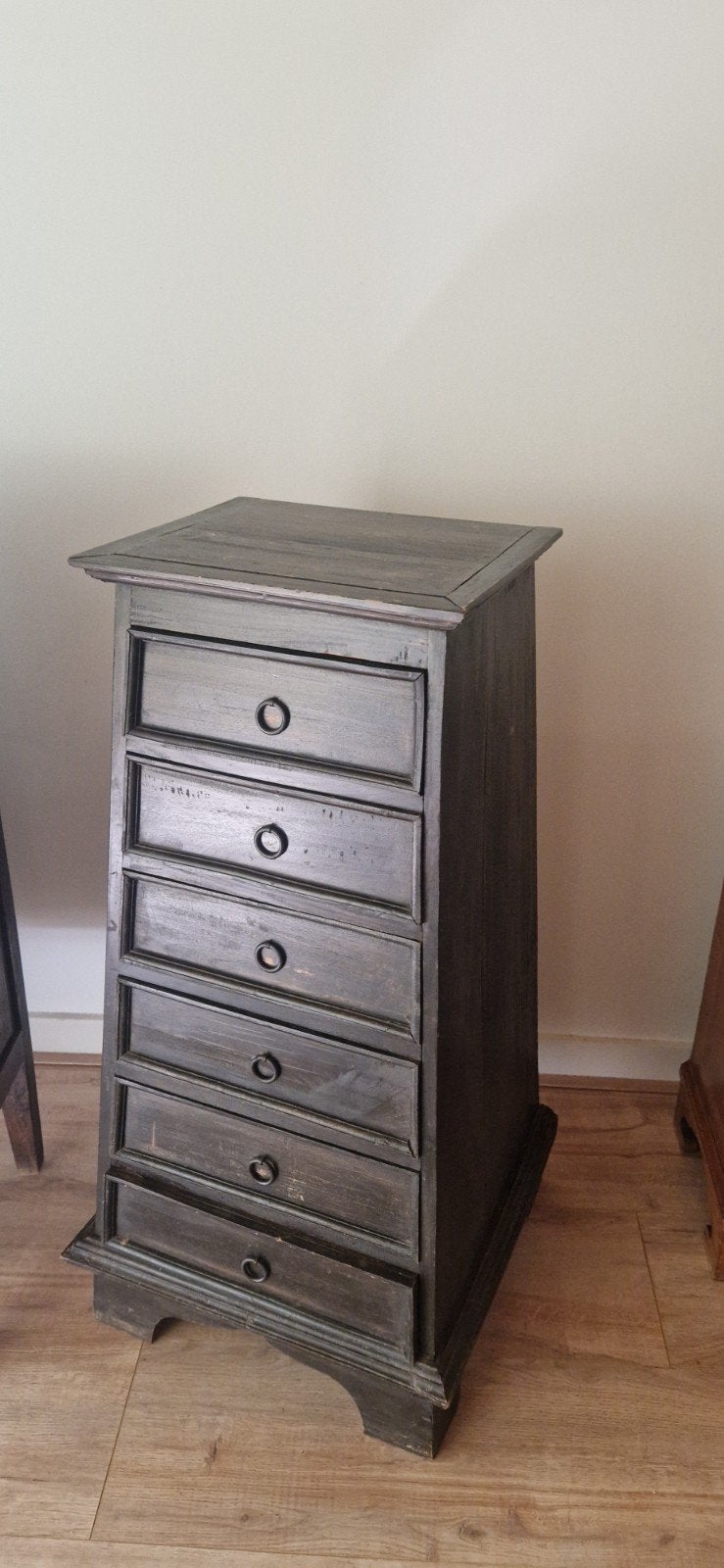 Vintage ladekast van hout, Ophalen of Verzenden