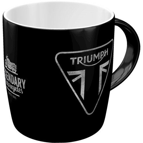 Triumph logo mok zwart reclame mok koffie beker, Ophalen of Verzenden, Nieuw, Auto's