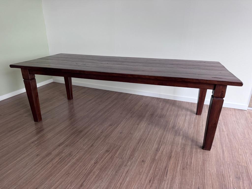 STOERE 240x100 eettafel  van Rotterdams atelier, Huis en Inrichting, Tafels | Eettafels, Ophalen, 100 tot 150 cm, 200 cm of meer