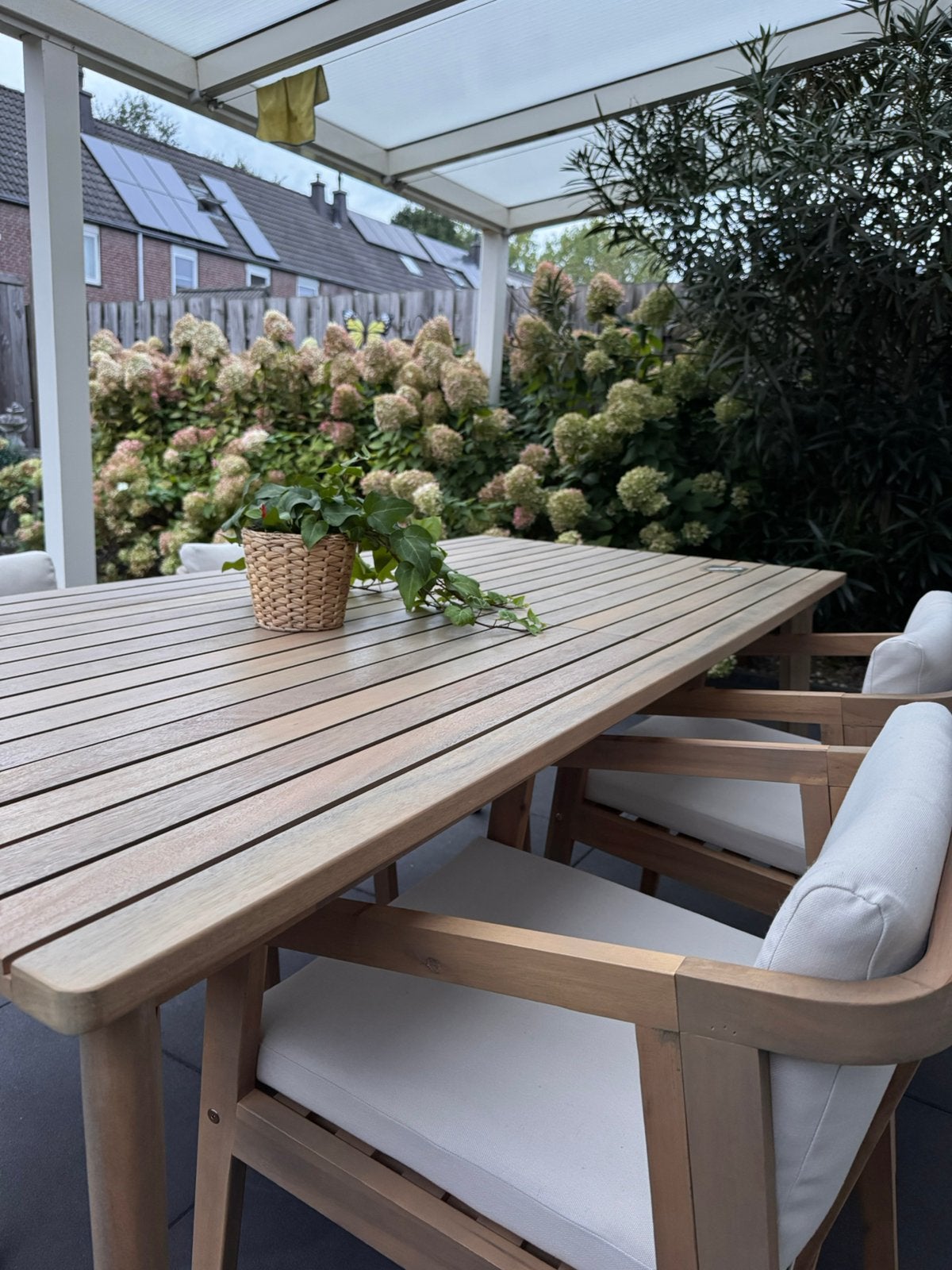 Tuintafel van acaciahout 180x90 cm